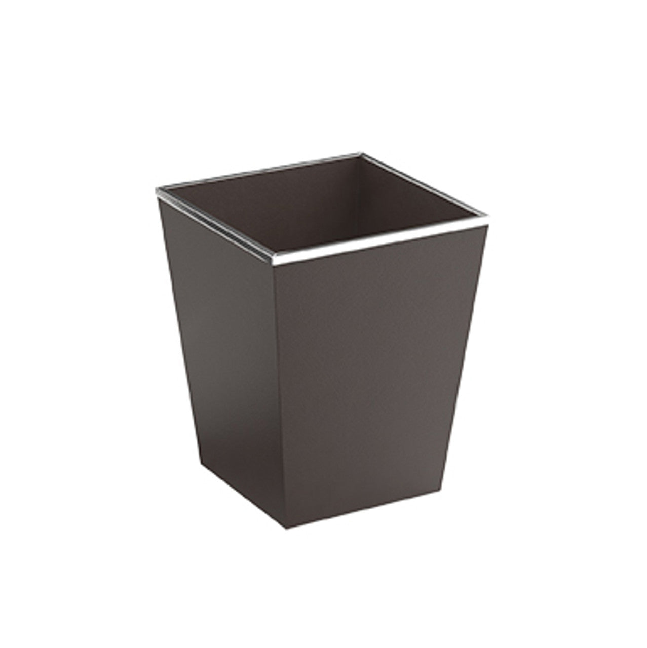 Craster Luxury Faux Leather Square Waste Bin | Bedroom & Home Office