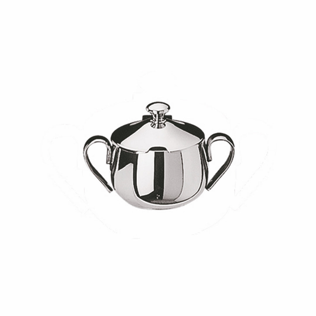 Mepra Sugar Bowl with Lid | Italian 18/10 Stainless Steel | High Polish