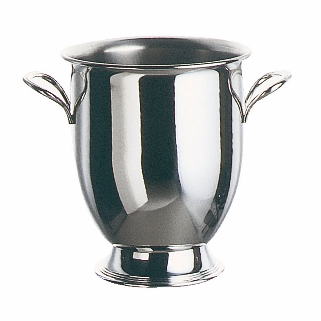 Mepra Wine Bucket with Pedestal Base | Italian 18/10 Stainless Steel | 169 oz