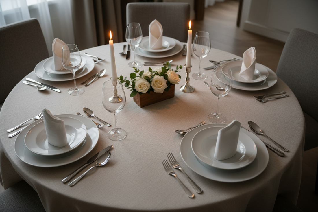 How to Set a Fine Dining Table at Home: A Step-by-Step Guide