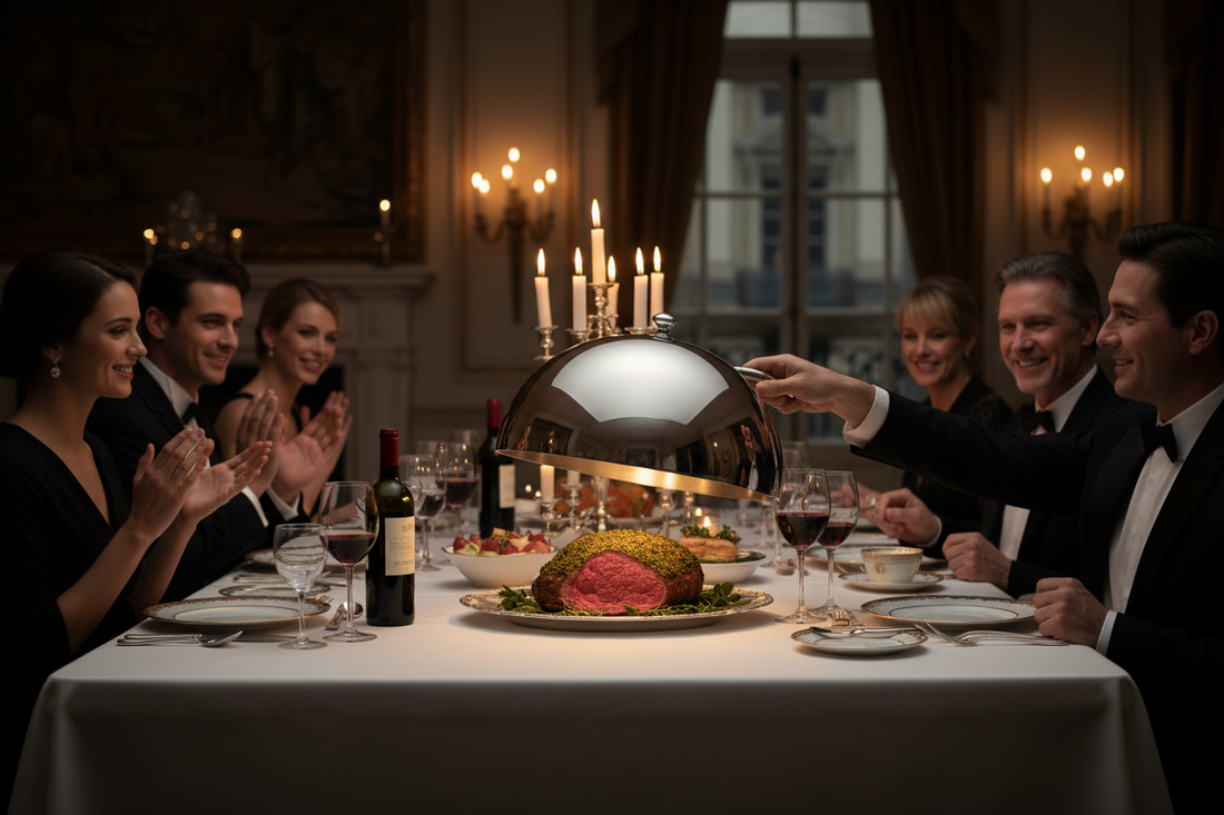 The Art of the Reveal: Why a Cloche Server Is the Ultimate Entertaining Statement
