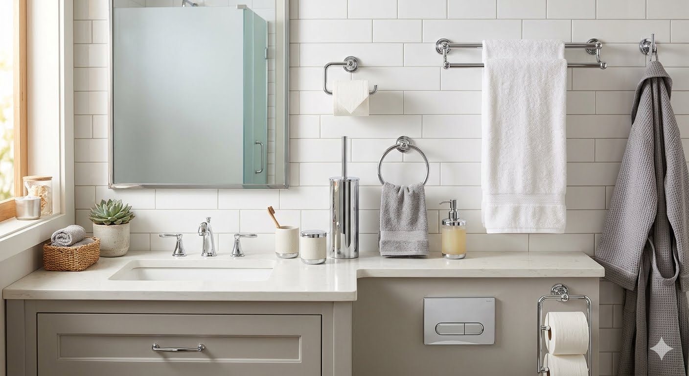 Bathroom accessories and Hardware