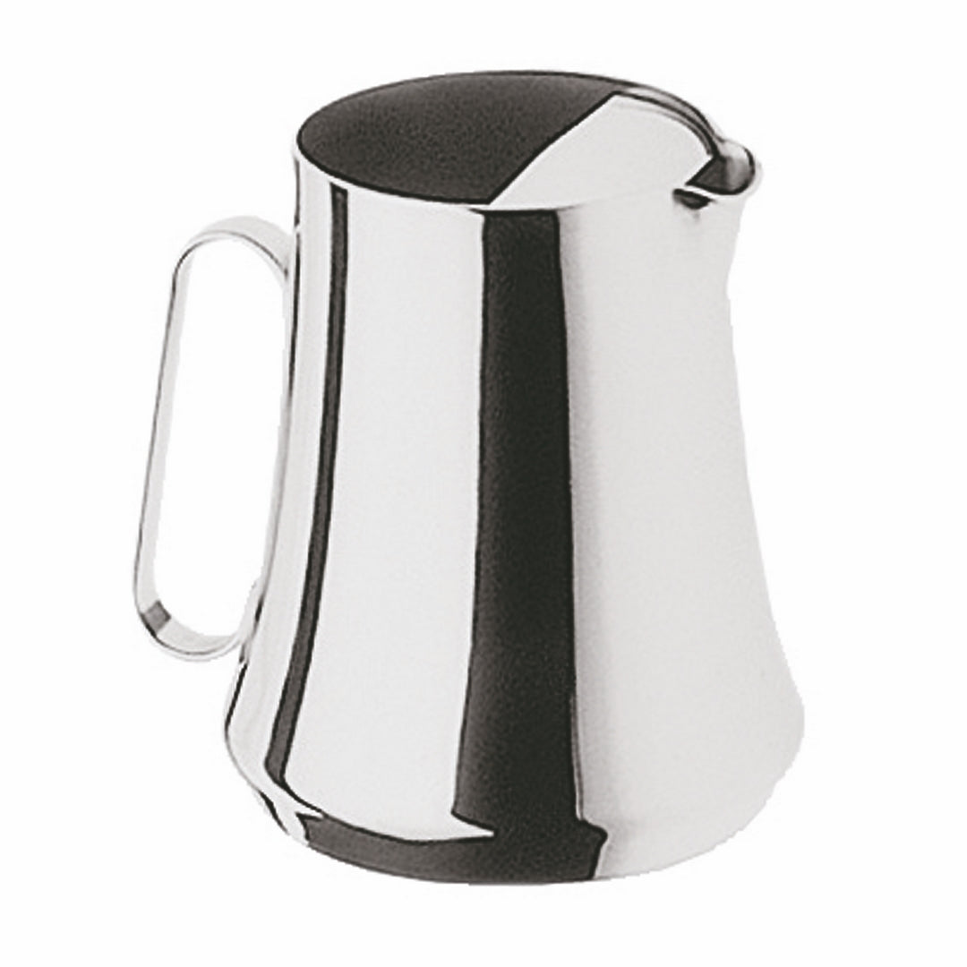 Mepra water pitcher with ice-trap, mirror-polished 18/10 stainless steel, 33.8 oz, made in Italy
