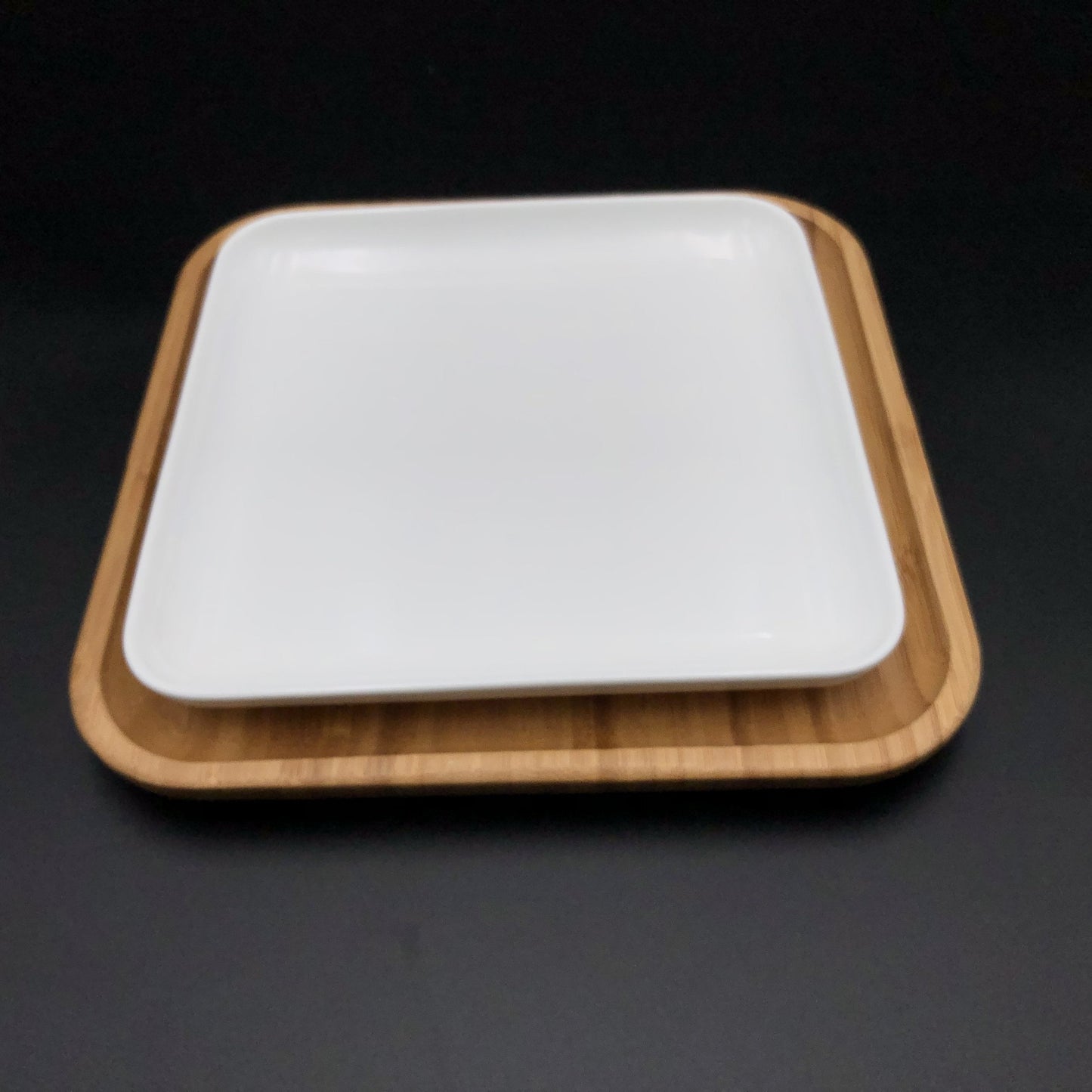 Large Feast Charcuterie Plating Set | Bamboo & Fine Porcelain, 13-Piece