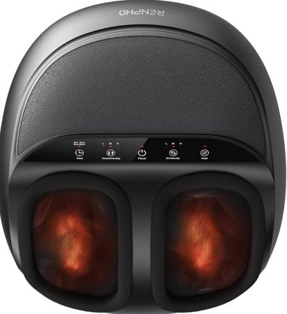 Foot Massager Machine, 2026 Upgraded Shiatsu Foot Massager with Heat, FSA Eligible HSA Store Eligible, Plantar Fasciitis Massager, Birthday Gifts for Women Mom Men Dad, Fits Up to Size 13