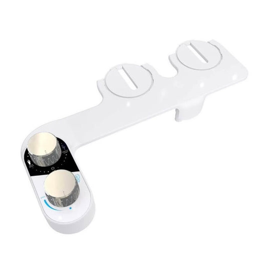 Bidet, Non-Electric Dual Nozzle Toilet Seat Attachment–Easy Install