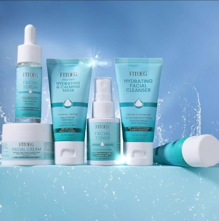 Skincare Gift Set for Teens & Women – Travel Size Facial Kit for Hydration & Oil Control (All Skin Types)