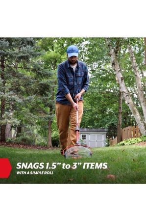 Golf Ball Gatherer, Nut Gatherer, Roller Tool – Yard Pickup Tool for Walnuts, Tennis Balls & Small Items - Large