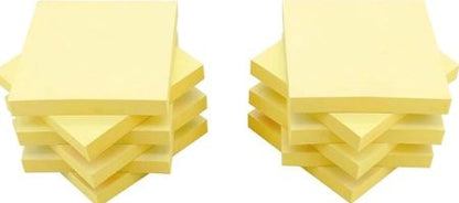 Sticky Notes: 60 sheet Yeecok 3x3 yellow sticky notes - 48 pack