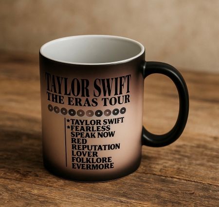 Coffee Mug -Color Changing Taylor Swift Eras Tour Concert Mug – Tea Mug – Collectible Mug