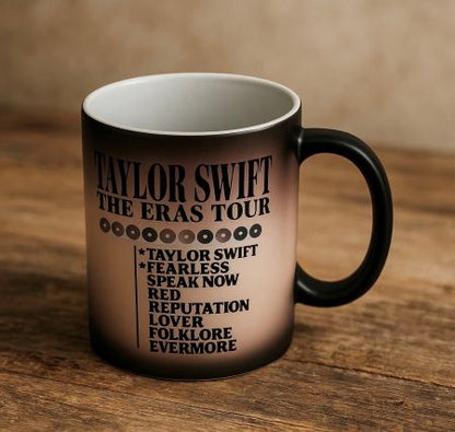 Coffee Mug -Color Changing Taylor Swift Eras Tour Concert Mug – Tea Mug – Collectible Mug