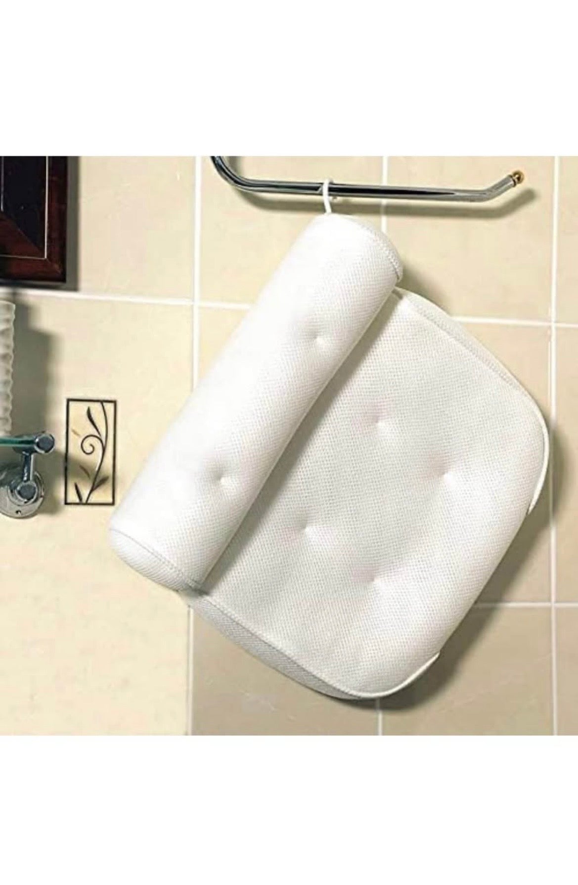 Bathtub Pillow, waterproof with Suction Cups – Comfortable Cushion for Bath, Spa, or Hot Tub
