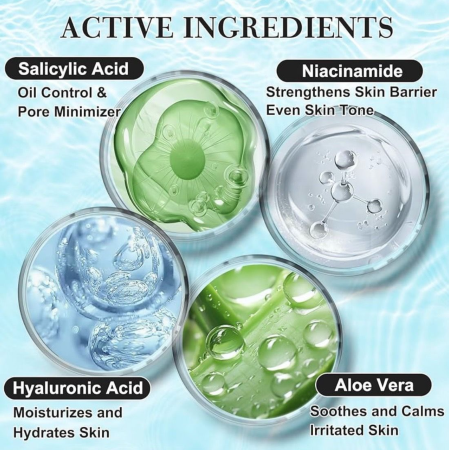 Skincare Gift Set for Teens & Women – Travel Size Facial Kit for Hydration & Oil Control (All Skin Types)