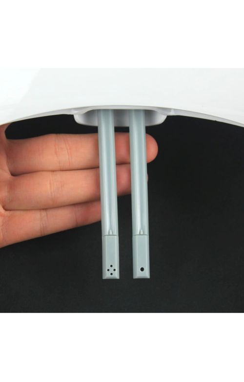 Non-Electric Bidet Toilet Seat | Elongated, Soft-Close, Dual Nozzle – White