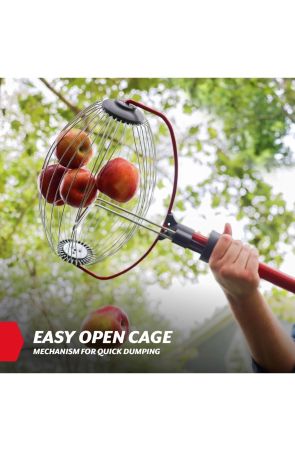 Golf Ball Gatherer, Nut Gatherer, Roller Tool – Yard Pickup Tool for Walnuts, Tennis Balls & Small Items - Large