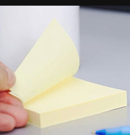 Sticky Notes: 60 sheet Yeecok 3x3 yellow sticky notes - 48 pack