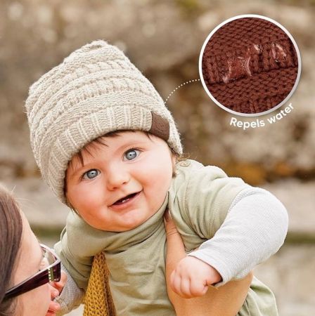 Baby Cap & Beanie Set (3-Pack) – Soft Winter Hats for Infants & Toddlers 6–36 Months
