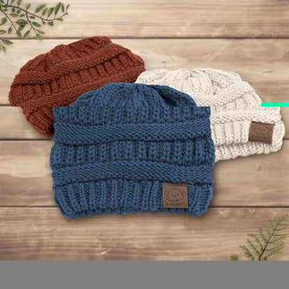Baby Cap & Beanie Set (3-Pack) – Soft Winter Hats for Infants & Toddlers 6–36 Months