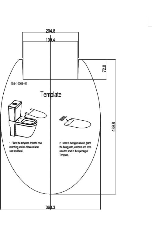 Non-Electric Bidet Toilet Seat | Elongated, Soft-Close, Dual Nozzle – White