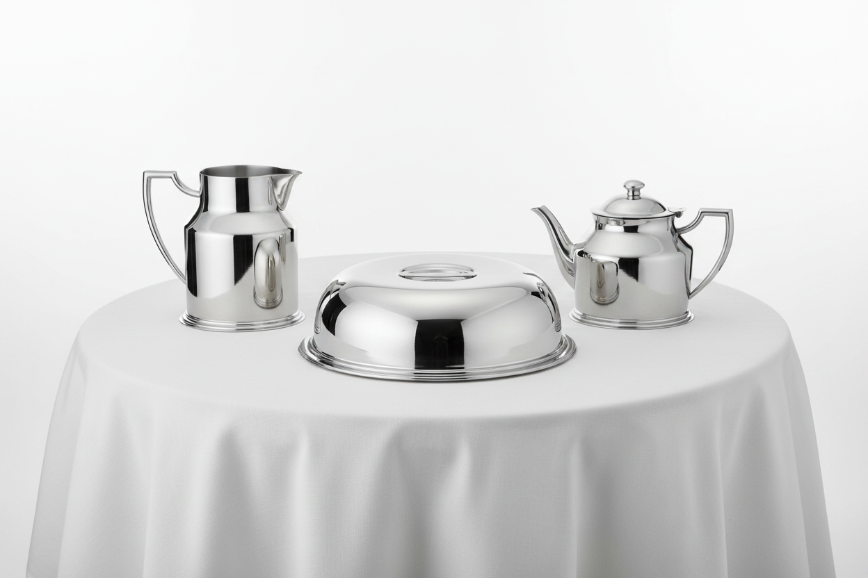 Mepra Stainless Steel Plate Cloche 10.5" | Italian Fine Dining Serveware