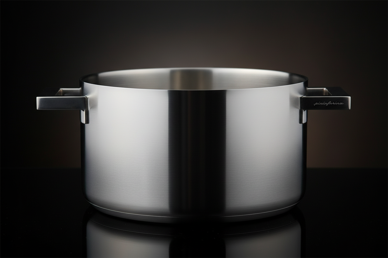 Mepra Stile by Pininfarina Casserole 28cm | 9.2L Stainless Steel | Designer Cookware