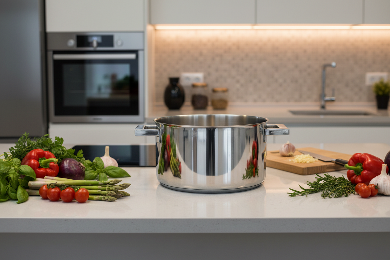 Mepra Stile by Pininfarina Casserole 28cm | 9.2L Stainless Steel | Designer Cookware