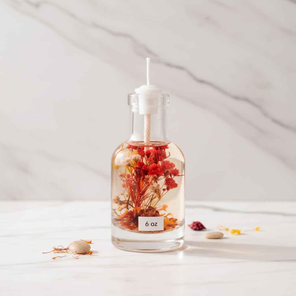 Fire Trio Botanical Oil Candles | Blood Orange, Citrus & Amber, Azure Coast