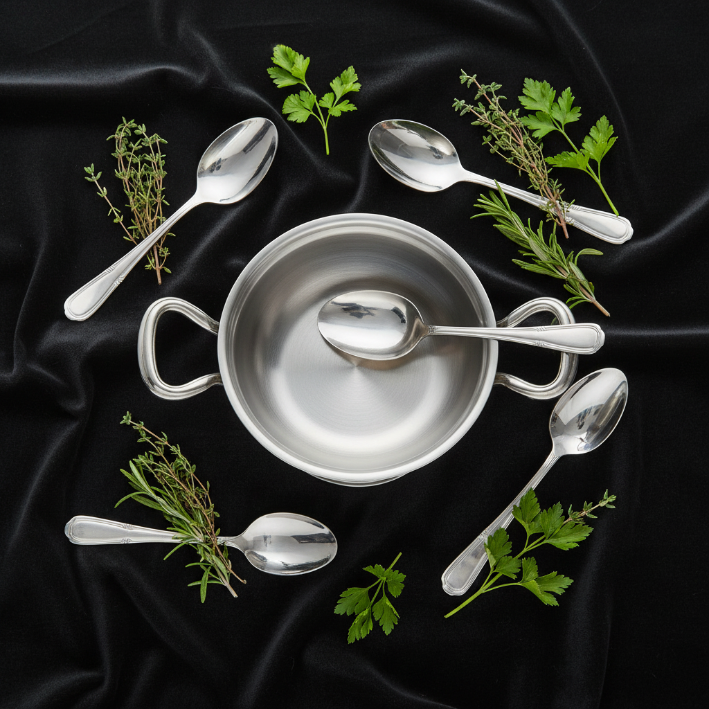 Mepra Soup Tureen styled on a formal dining table with white linen and fine china