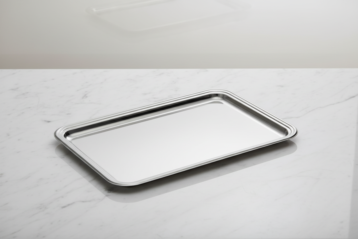 Mepra Rectangular Gastronorm Tray | Italian 18/10 Stainless Steel | 20¾" x 12⅔"